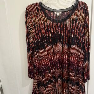Cato/Tunic or Dress, XL, Gorgeous Fall and Winter Colors